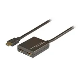 EFB ME1001V2 HDMITM Kabel-Splitter 2-Port, unterstützt 4Kx2K, HDCP