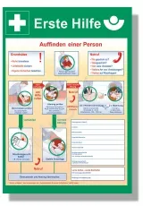 GRAMM medical Erste-Hilfe-Notfalltafel 300.000.13203 , 1 Stück, Maße (H x B): 57 x 39 cm