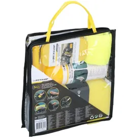 Dunlop Auto Reinigungsset 5-tlg. Felgenbürste Schwamm Mikrofasertuch