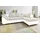 Collection AB Ecksofa Sally L-Form, mit und ohne Bettfunktion, inklusive loser Rücken- und Zierkissen weiß