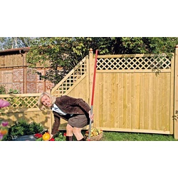 Sichtschutzzaun Stuttgart 150 x 180 cm – Garten Sichtschutz aus druckimprägniertem Fichtenholz – Terrassensichtschutz – Zaun für den Garten