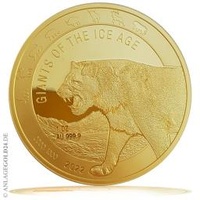 1 oz Gold Höhlenlöwe 2022 Giganten der Eiszeit