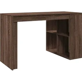 vidaXL Schreibtisch Braun Eichen-Optik 123,5x73,5x75 cm Holzwerkstoff