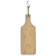 Zeller Schneide-/Servierbrett mit Griff, Bamboo, ca. 44,5 x 16 x 1,2 cm,
