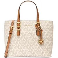 Michael Kors Quinn Small Umhängetasche Kunstleder White
