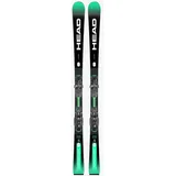 Head Supershape e-Magnum SW Herren All-Mountain Ski Schwarz/Grün 163 cm