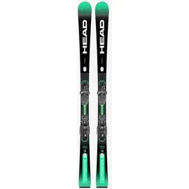 Head Supershape e-Magnum SW Herren All-Mountain Ski Schwarz/Grün 163 cm