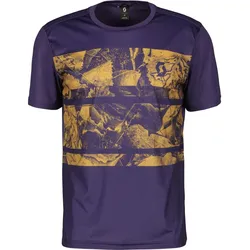 Scott Shirt M's Trail Flow SS cyber purple/silt beige (7731) L