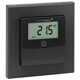 Homematic IP Wired Smart Home Temperatur- und Luftfeuchtigkeitssensor mit Display – innen, anthrazit, HmIPW-STHD-A