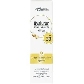 Dr. Theiss Naturwaren Hyaluron Sonnenpflege Körper Creme LSF 30 150 ml