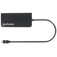 Manhattan USB-C Dock/Hub with Card Reader, Ports (x5):