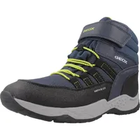 GEOX J Sentiero Boy B Abx Stiefeletten, Navy Lime, 38 EU - 38 EU