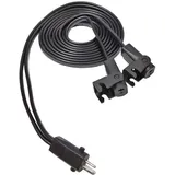 Elektrischer Liegesessel Sofa 1,5 m Verlängerungskabel 2-poliger Splitter Stromkabel für Liegesessel Y-Splitter-Kabel für Limoss Okin Lazyboy und andere