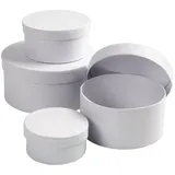 Creativ Company runde Boxen 8 x 10 x 12 x 14 cm