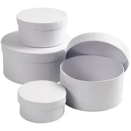 Creativ Company runde Boxen 8 x 10 x 12 x 14 cm
