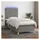 vidaXL Boxspringbett 100 x 200 cm Dunkelgrau