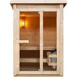 Sano Sauna HELSINKI Außensauna 4,5kW Ofen Gartensauna Outdoorsauna