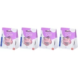 Curaprox baby Schnuller Gr 0 rosa einfach