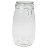 Buri Einmachglas Drahtbügelgläser 6er-Set 1,4L Einmachgläser Einweckglas Vorratsglas St, Glas
