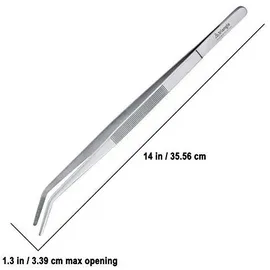 Triangle Grillpinzette gekröpft