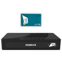 Humax Tivumax LT HD-3801S2 Full HD DVB-S2 Sat Receiver mit Aktive Tivusat HD Karte
