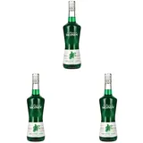 Monin Likör Pfefferminz (1 x 0,7l) - für Cocktails und Desserts - frischer Minzgeschmack - grüne Minze - Mixgetränke - Barkeeper - Qualität (Packung mit 3)