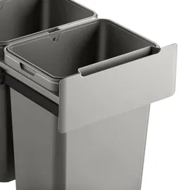 Svita Einbaumülleimer 40 l Grau