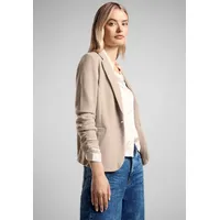 STREET ONE Damen Basic Blazer mit Raffungen - 46