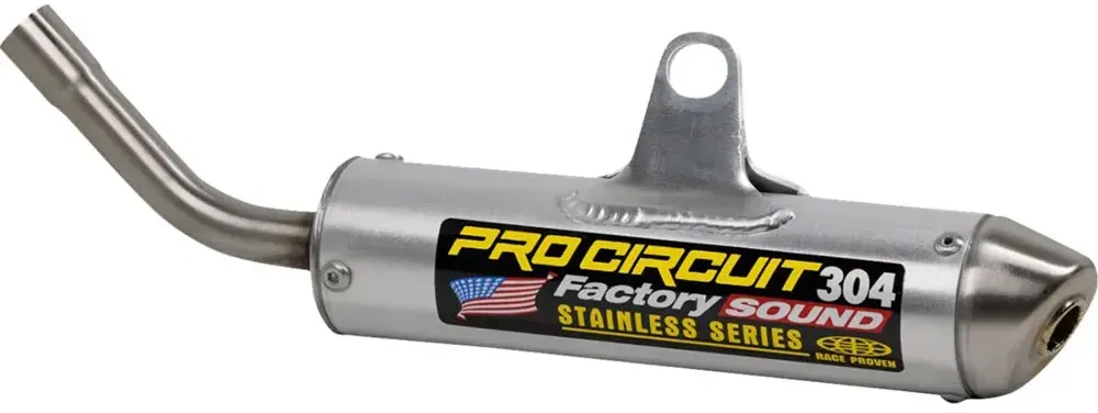 Pro Circuit 304 Ktm/husky/gas Gas Nicht Homologierter Schalldämpfer - Silver - Not Homologated