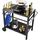 Vevor Servierwagen Küchenwagen 100 x 64 x 83,5 cm Outdoor-Grill-Esswagen mit Doppelter Ablage, Beweglicher Grilltisch für die Zubereitung von Speisen, Multifunktionale Tischplatte aus Eisen Schwarz
