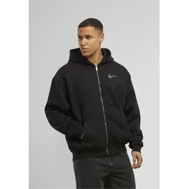 Karl Kani Chest Signature Essential Oversized Zip Hoodie Herren Schwarz S