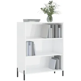 vidaXL Bücherregal 69,5 x 32,5 x 90 cm Weiß