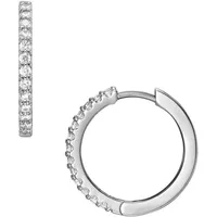 Fossil Creolen »Schmuck Geschenk Edelstahl Ohrringe Ellis«, JF04802040 - silber