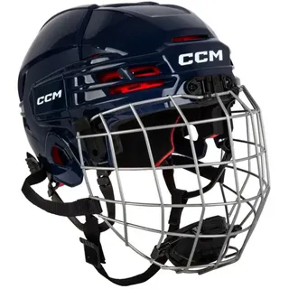 Ccm Eishockeyhelm CCM 70 Combo Junior Größe:Junior, Farbe:Navy