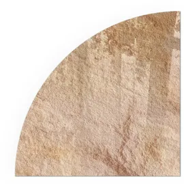 Tulup Glasplatte 100 x 100 x 0,4 cm Beige