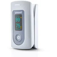 yuwell Pulsoximeter, Sauerstoffsättigung Messgerät Fingerspitzemit Messung der Herzfrequenz, Oximeter mit OLED-Display, Inklusive Batterien
