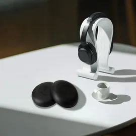 kwmobile 2x Ohr Polster für Jabra Jabra Elite 45h / Evolve2 65 / Evolve2 40 Ohrpolster - Ersatz Ohrpolster - Kopfhörer Ersatzteile - Kopfhörer - Schwarz