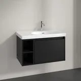Villeroy & Boch Villeroy und Boch Skyla Waschtischunterschrank 1 Auszug, 772 x 436 x 439 mm, Volcano Black
