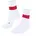 RU Kompressions-Socken 1 Paar Weiß/Rot 44-45