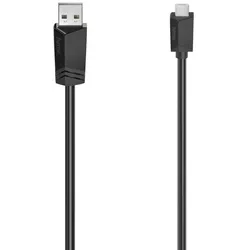 Hama 00200607 USB Kabel 0,75 m USB 2.0 Micro-USB A USB A Schwarz