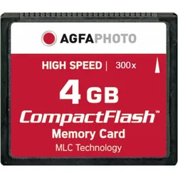 Agfaphoto Compact Flash 4GB High Speed 300x MLC