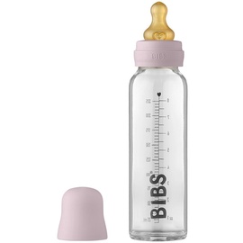 Bibs Baby Glass Bottle, 225 ml, Dusky Lilac