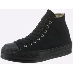 Sneaker HEINE, Damen, Gr. 36, schwarz, Textil, modisch, Schuhe