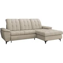 Mirjan24 Ecksofa Beige,