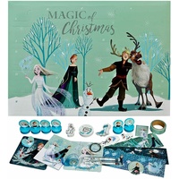 Disney Frozen Kinder Adventskalender gefüllt Glitzereffekt Mädchen Geschenke neu