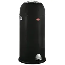 Wesco Kickmaster Maxi, Abfallsammler 40 Liter schwarz matt