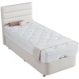 Villa Möbel Boxspringbett 90 x 200 cm Weiß