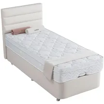Villa Möbel Boxspringbett 90 x 200 cm Weiß