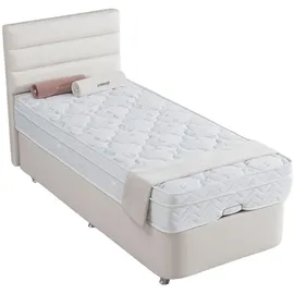 Villa Möbel Boxspringbett 90 x 200 cm Weiß