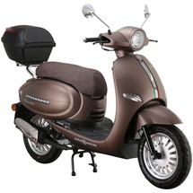 Alpha Motors Cappucino 50 ccm 2,99 PS 45 km/h mattbraun inkl. Topcase